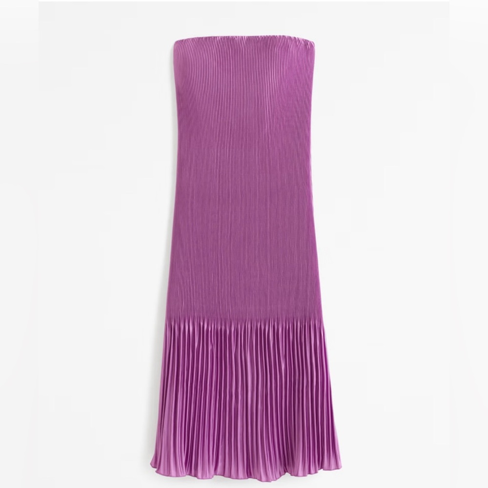 A&F Giselle Pleat Release Midi Dress